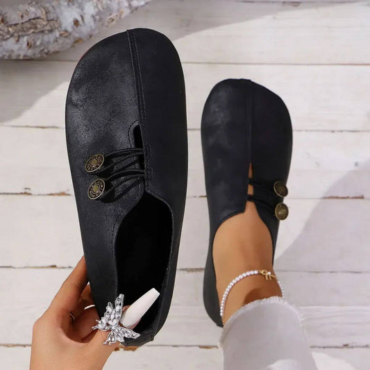 Nextpair | Komfortabel damesko med rund tå og slip-on design