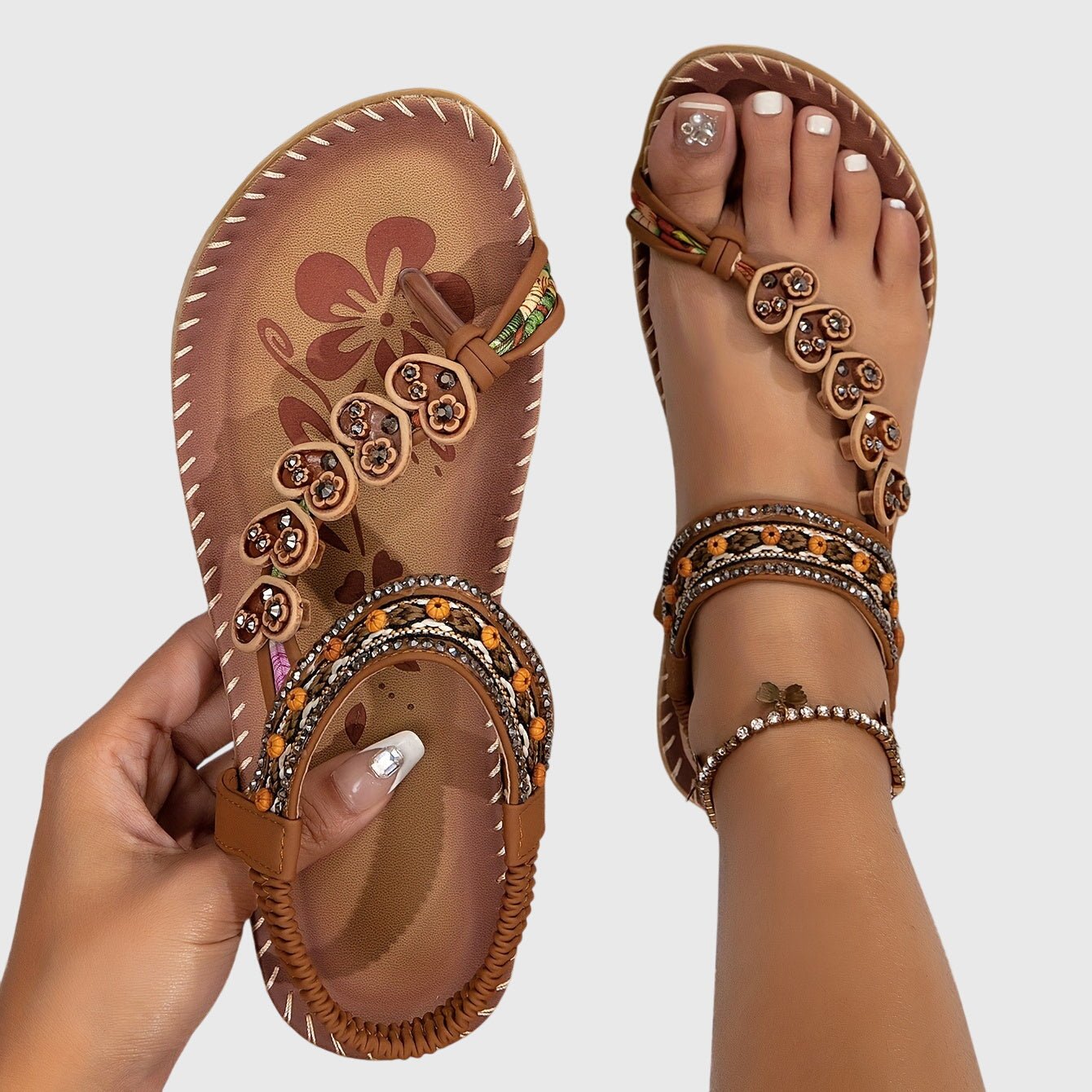Nextpair | Gertrud – Sandaler med elegant hæl og god balance