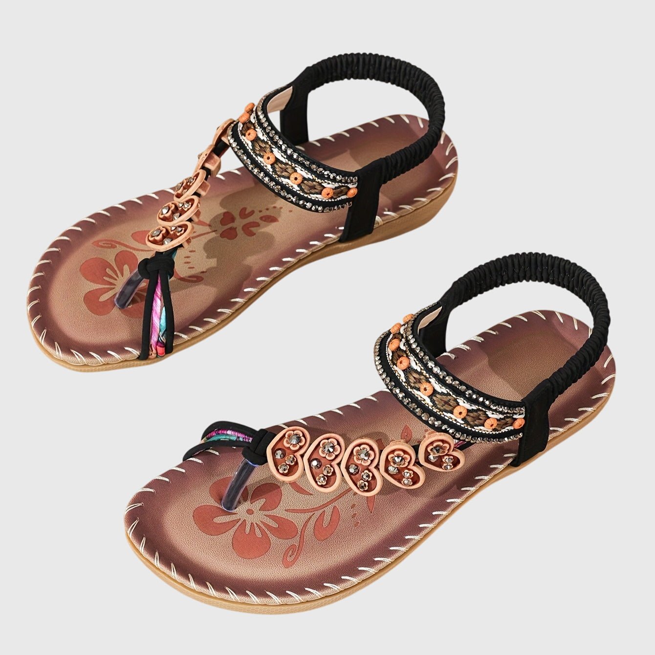 Nextpair | Gertrud – Sandaler med elegant hæl og god balance