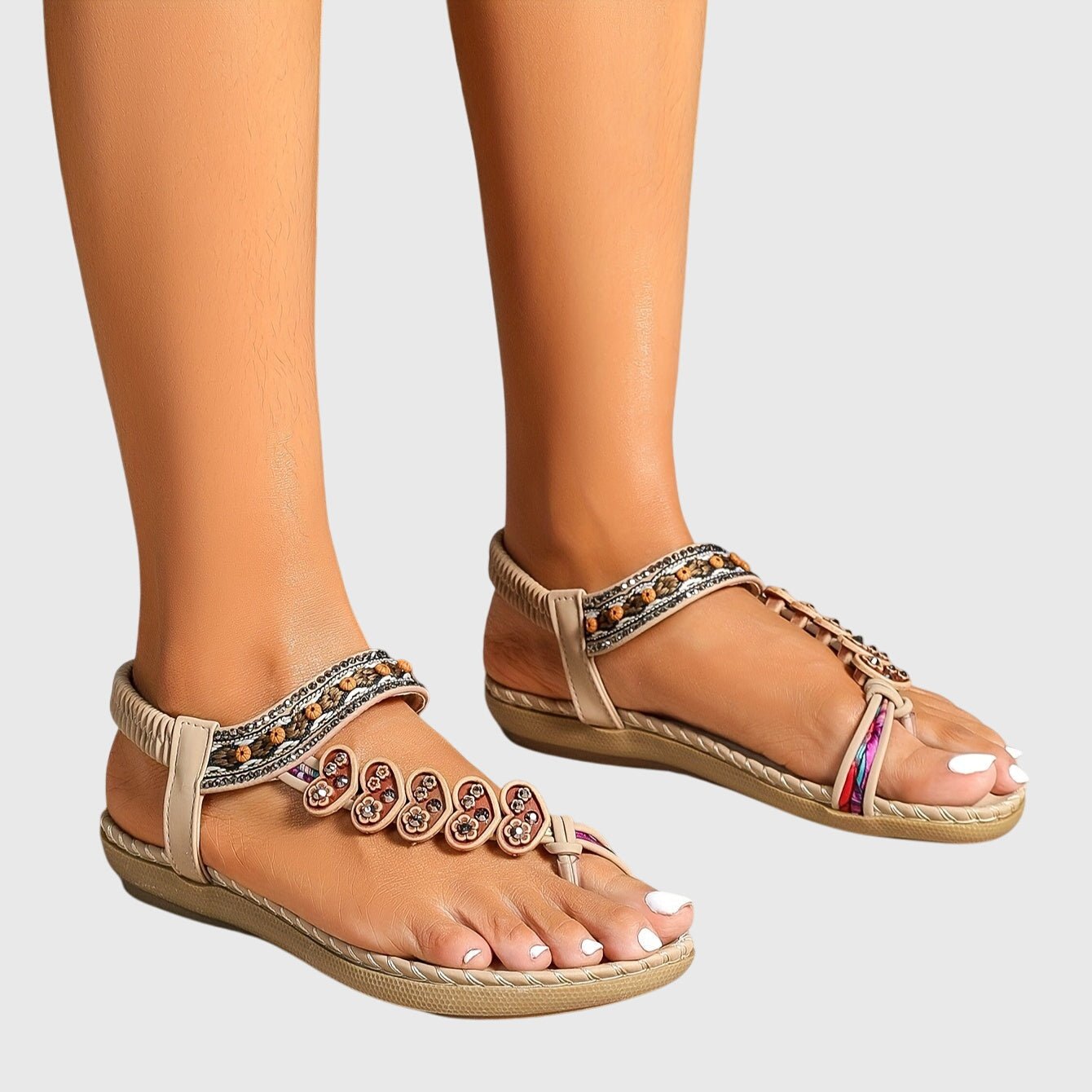 Nextpair | Gertrud – Sandaler med elegant hæl og god balance