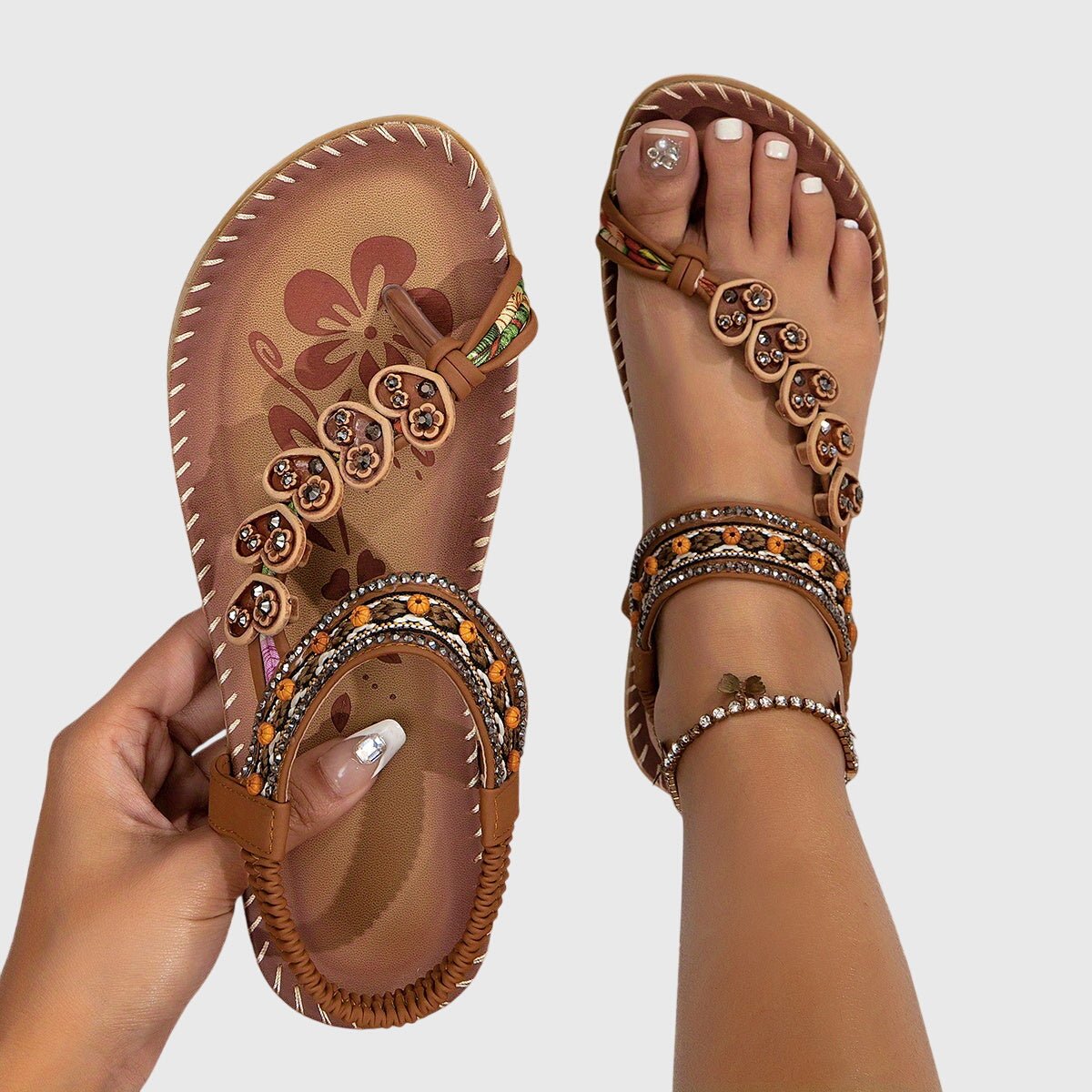 Nextpair | Gertrud – Sandaler med elegant hæl og god balance