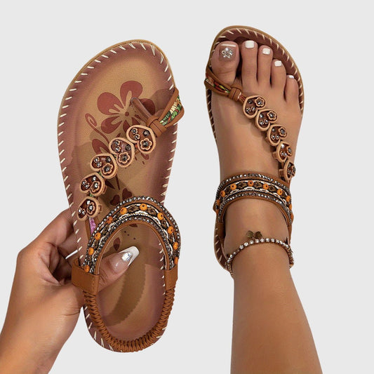 Nextpair | Gertrud – Sandaler med elegant hæl og god balance