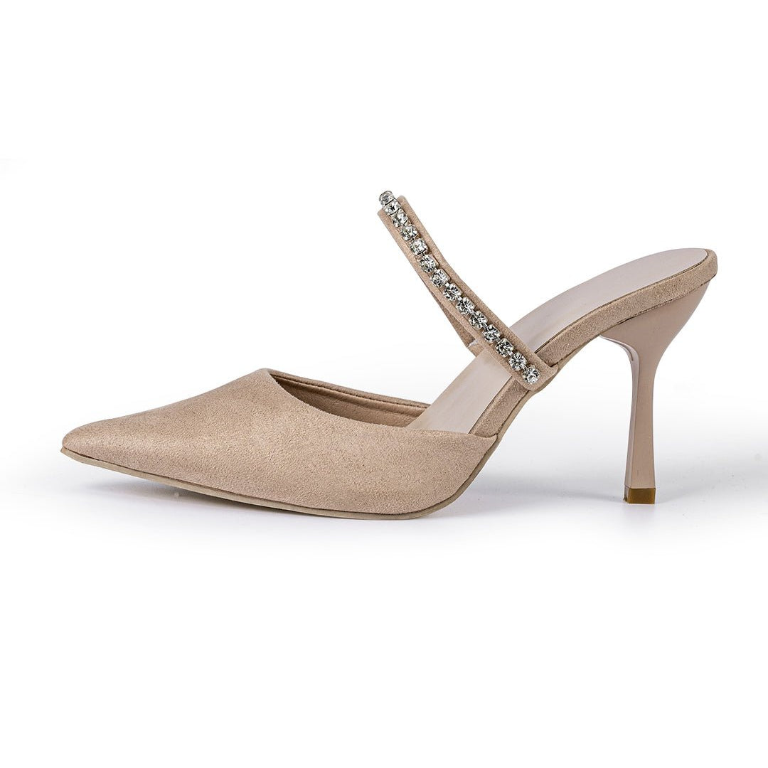 Nextpair | Mette – Strass-højhæle med glamourøst festdesign
