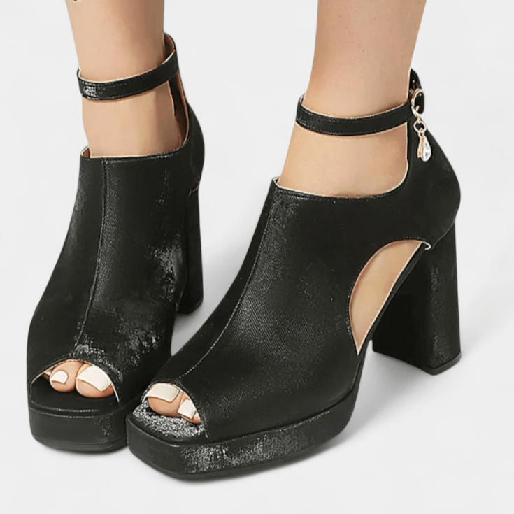Nextpair | Nanna – Flerfarvede højhæle med farverigt og festligt design
