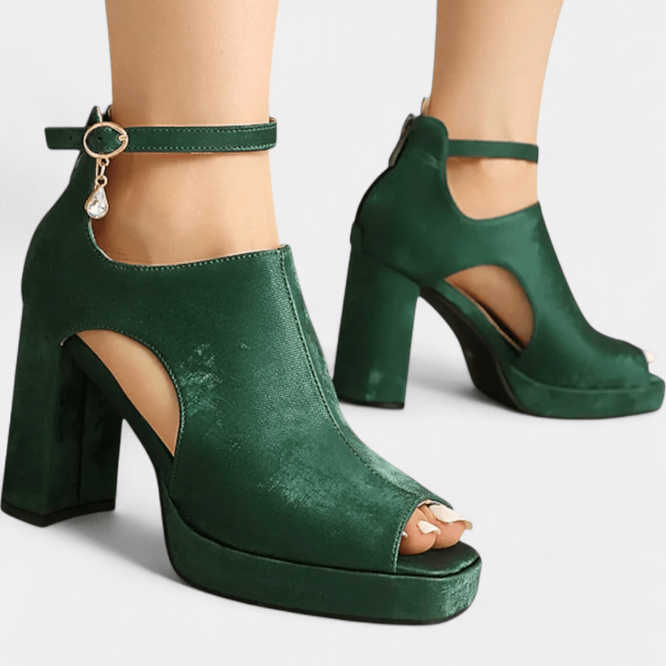 Nextpair | Nanna – Flerfarvede højhæle med farverigt og festligt design