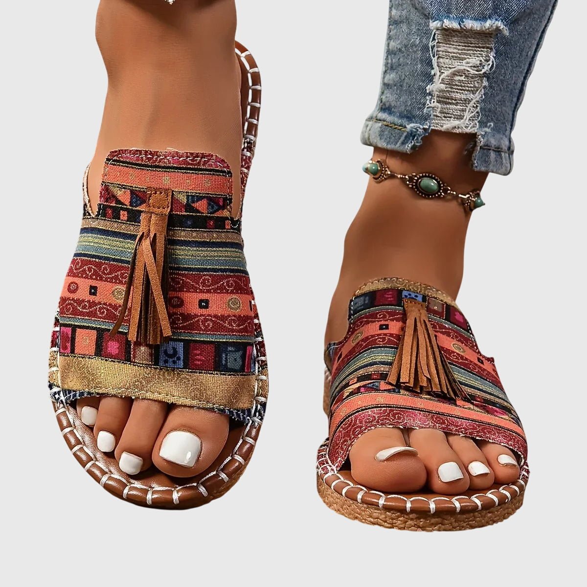 Nextpair | Nanna – Ortopædiske sandaler med blød hæl-kup
