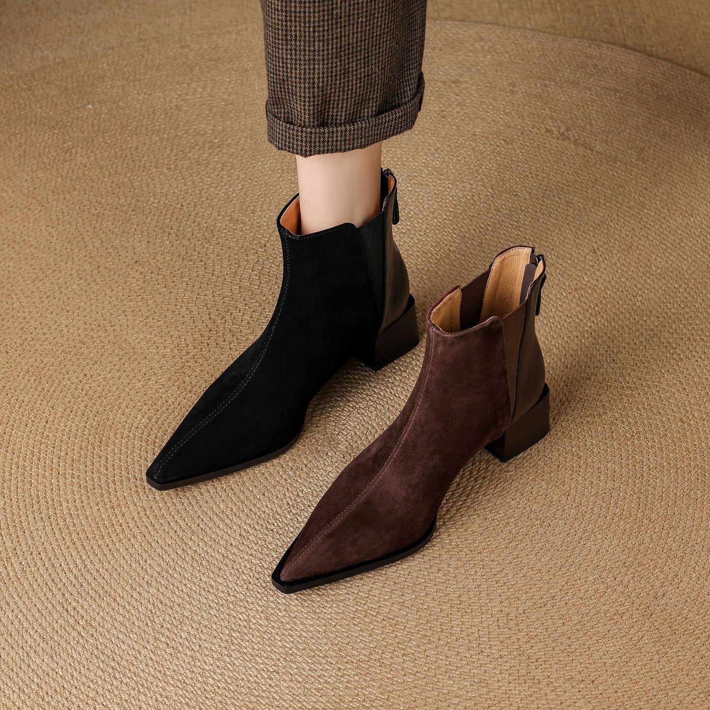 Nextpair | Nela – Luksuriøse ankelstøvler med premium design