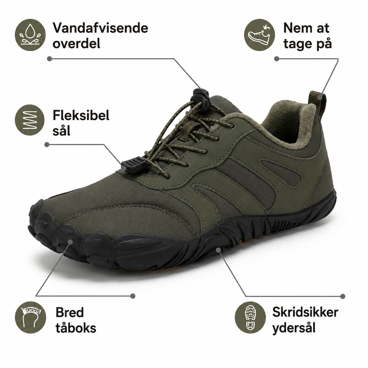 Nextpair | NordSkridt – Vandafvisende barfodssko til forårsbrug