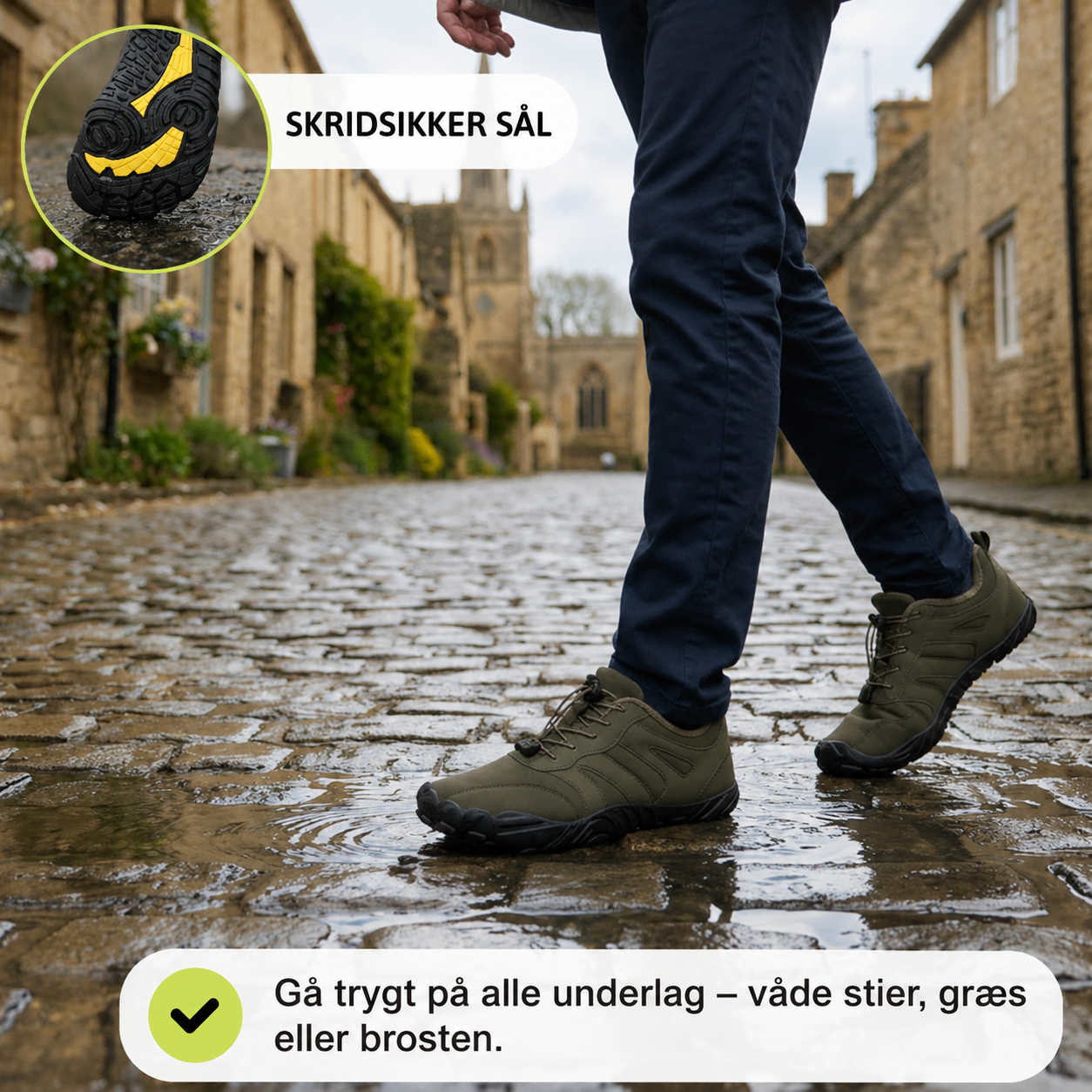 Nextpair | NordSkridt – Vandafvisende barfodssko til forårsbrug
