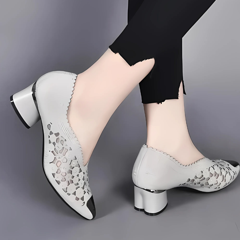 Nextpair | Mesh-hælesko til kvinder med krystal-accenter og glam look