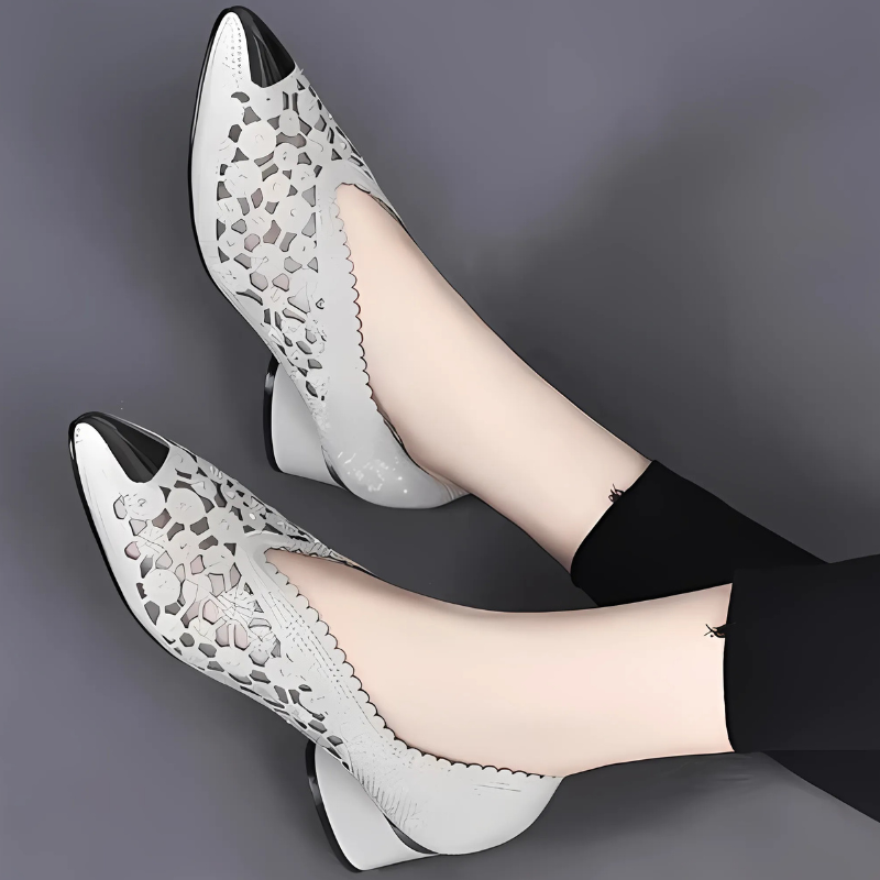Nextpair | Mesh-hælesko til kvinder med krystal-accenter og glam look