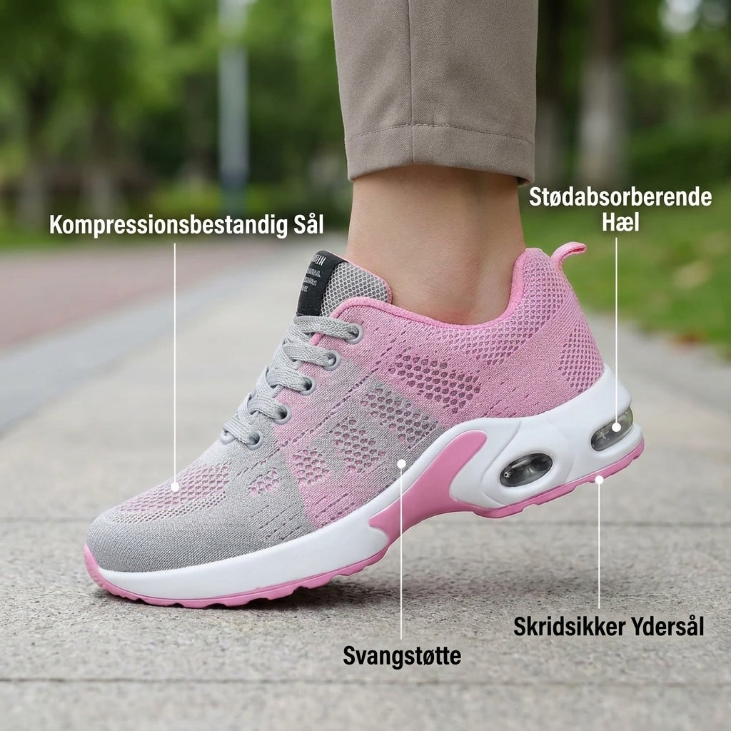 Nextpair | OrthoStep Sort – Ergonomiske sneakers i sort farve