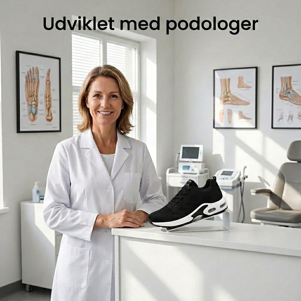 Nextpair | OrthoStep Hvid – Ergonomiske sneakers i hvid farve