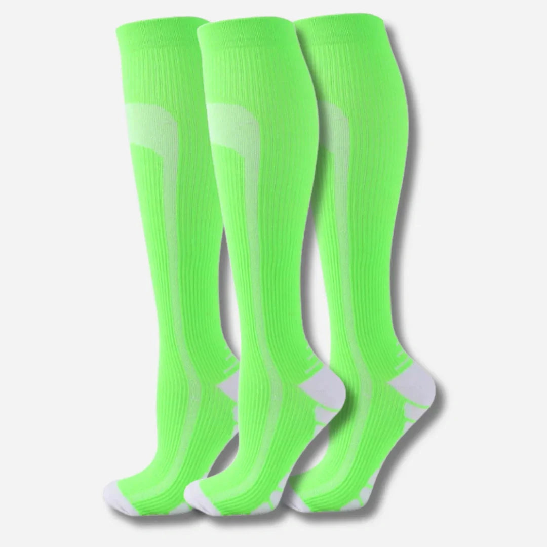 Nextpair | Knæhøje kompressionsstrømper i 3-pak – sporty unisex design