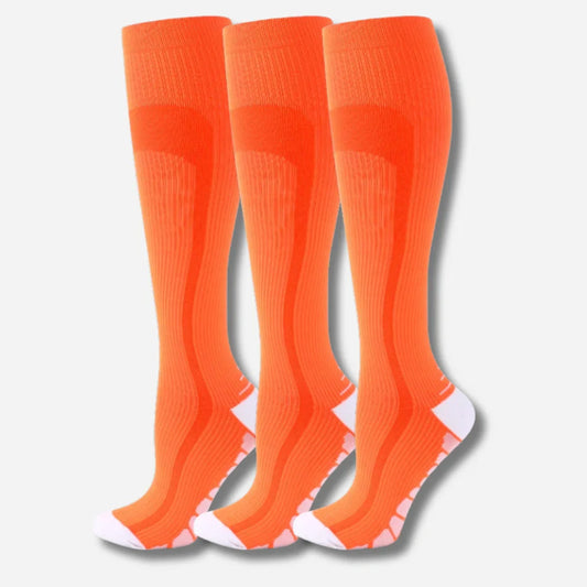 Nextpair | Knæhøje kompressionsstrømper i 3-pak – sporty unisex design