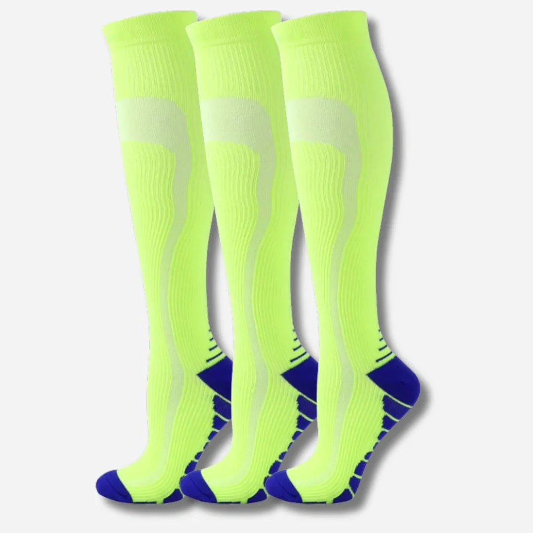 Nextpair | Knæhøje kompressionsstrømper i 3-pak – sporty unisex design