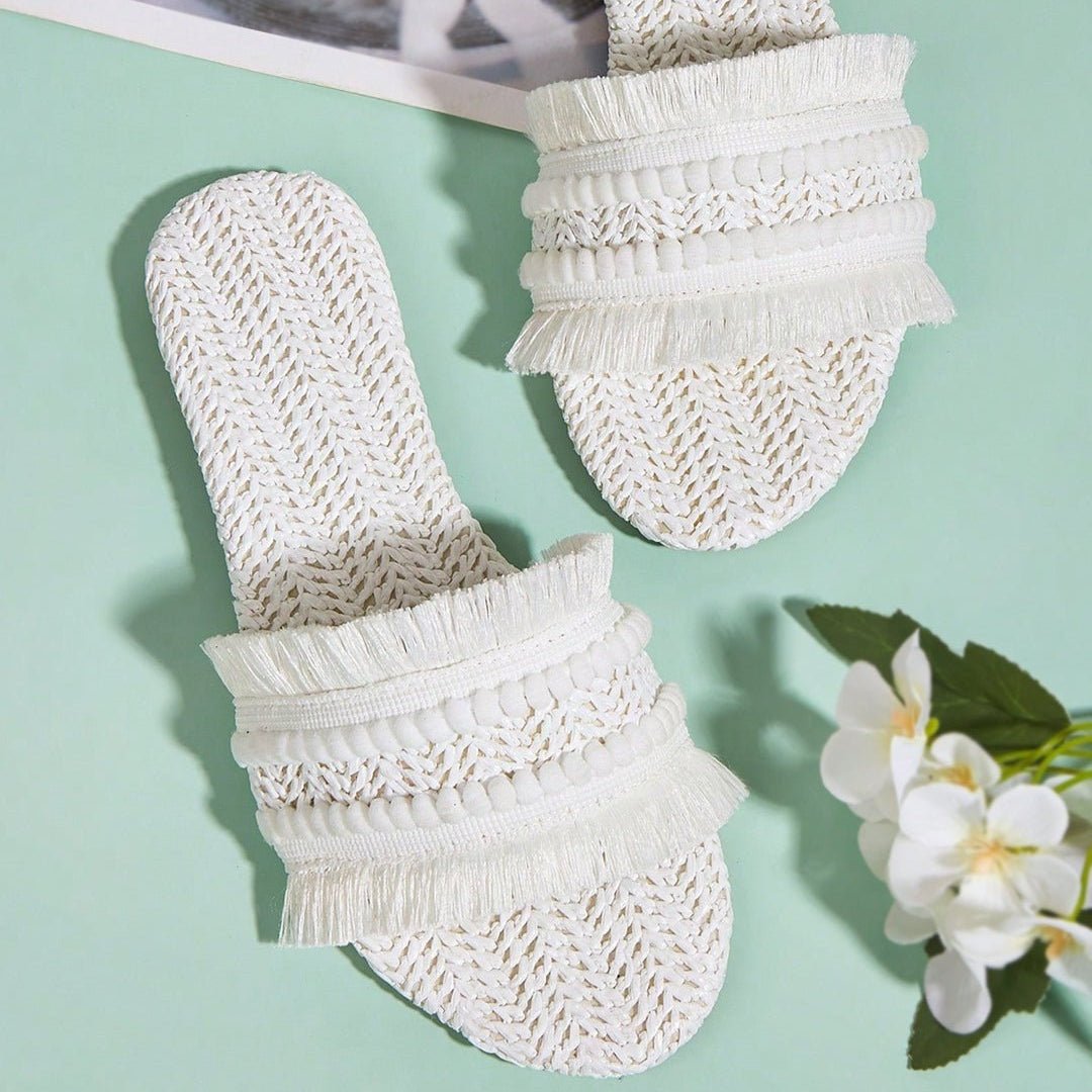 Nextpair | Rikke – Pompom-sko med festlig og farverig stil