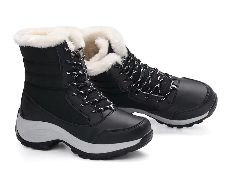 Nextpair | Chunky platform-støvler til kvinder med snørelukning