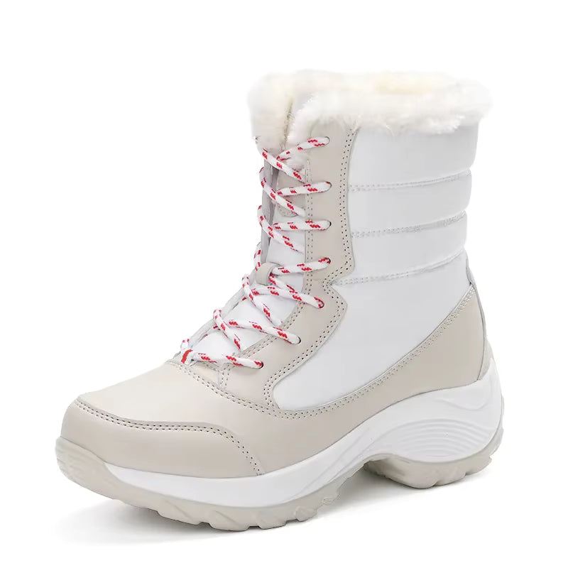 Nextpair | Chunky platform-støvler til kvinder med snørelukning
