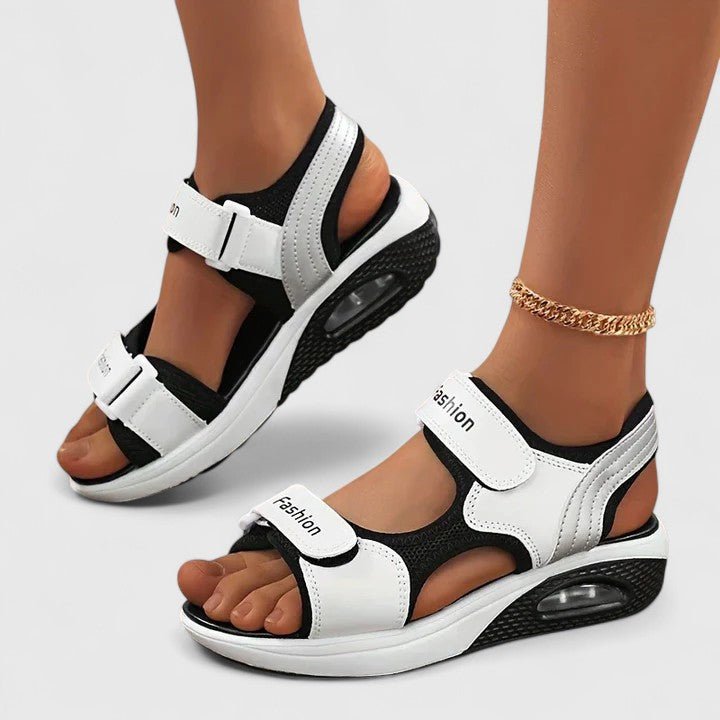 Nextpair | Sofie – Polstrede sandaler med ekstra blød fodseng