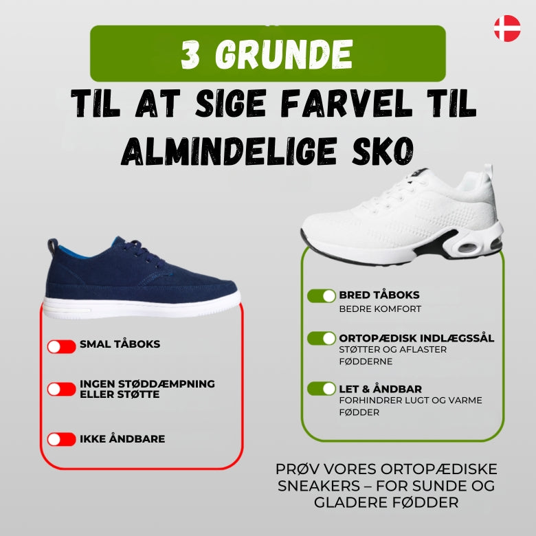 Nextpair | SundStep – Ortopædiske sneakers med god hverdagskomfort