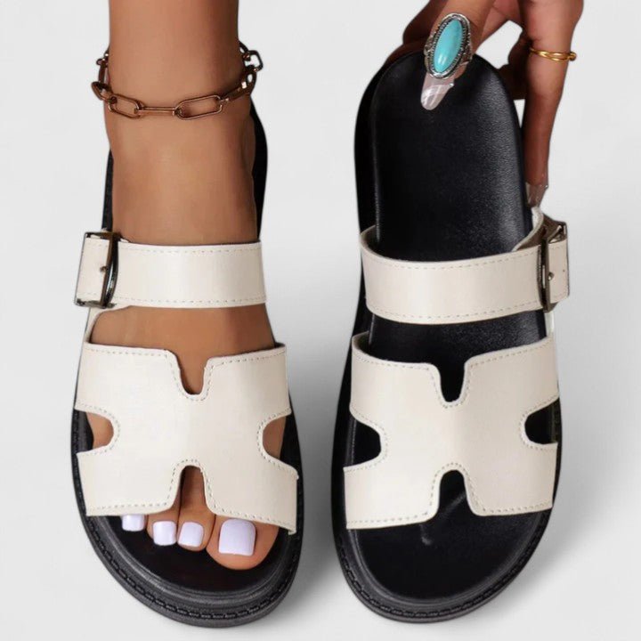 Nextpair | Lisa – Sandaler med romantisk blomsterprint