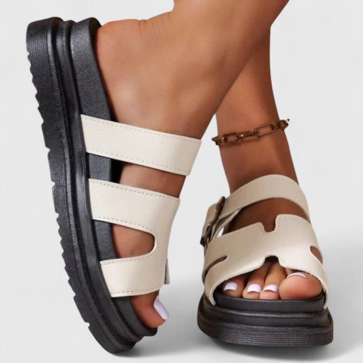Nextpair | Lisa – Sandaler med romantisk blomsterprint