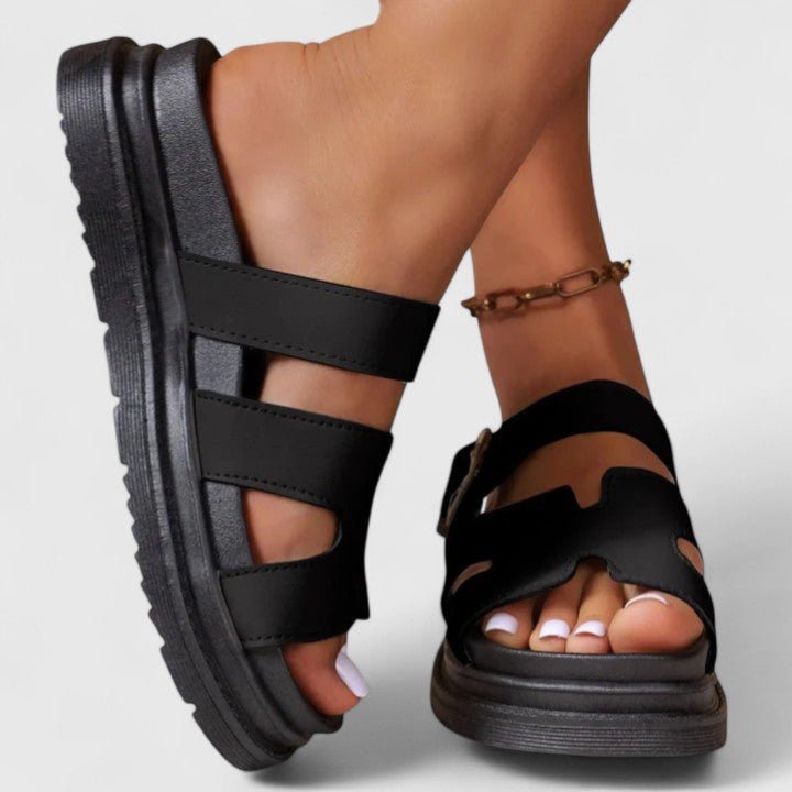 Nextpair | Lisa – Sandaler med romantisk blomsterprint