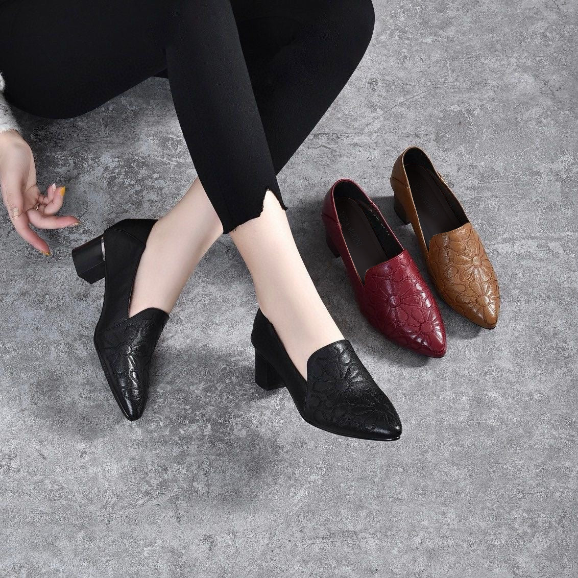 Nextpair | Valerina – Ortopædiske lædersko med premium kvalitet