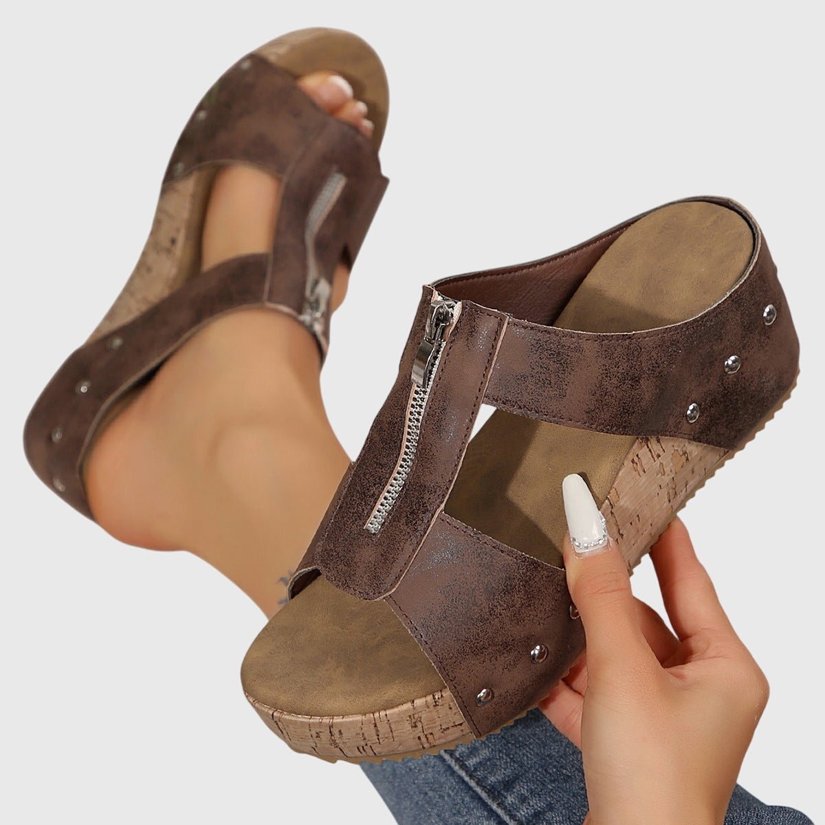 Nextpair | Vibeke – Sandaler med ortopædisk støtte og luksus