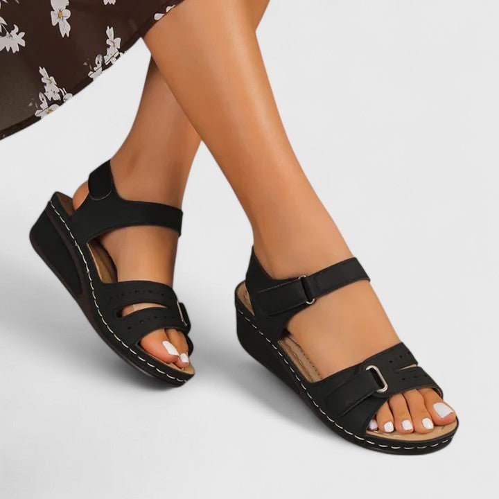 Nextpair | Ulla – Sandaler med to-rem design og solid base