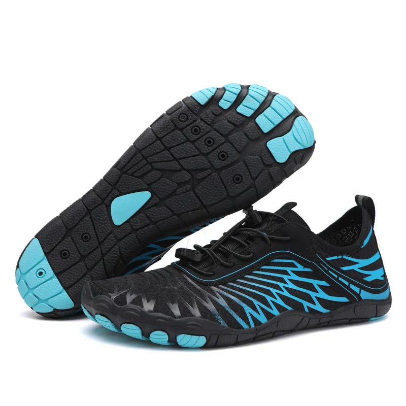 Nextpair | NaturSkridt Turkis – Ergonomiske barfodssko i turkis