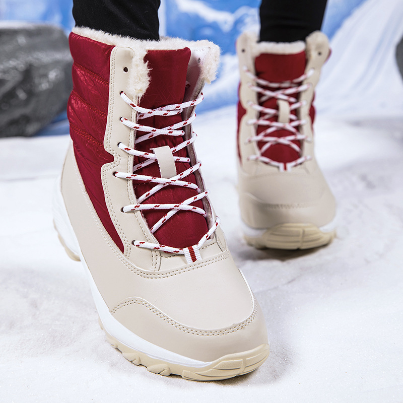 Nextpair | Chunky platform-støvler til kvinder med snørelukning