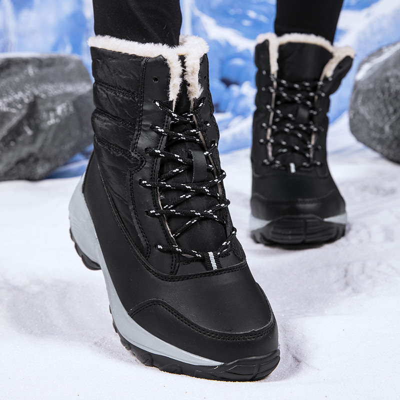 Nextpair | Chunky platform-støvler til kvinder med snørelukning