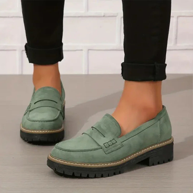 Nextpair | Loafers til kvinder med tyk sål – retro og komfortabel