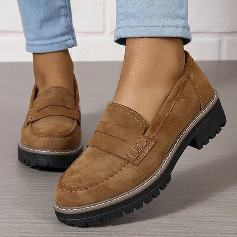Nextpair | Loafers til kvinder med tyk sål – retro og komfortabel